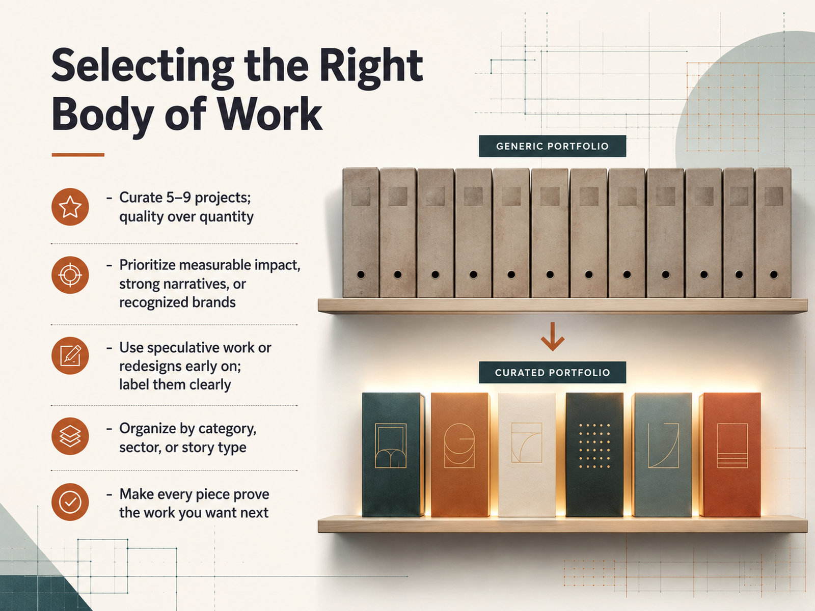 Selecting the Right Body of Work