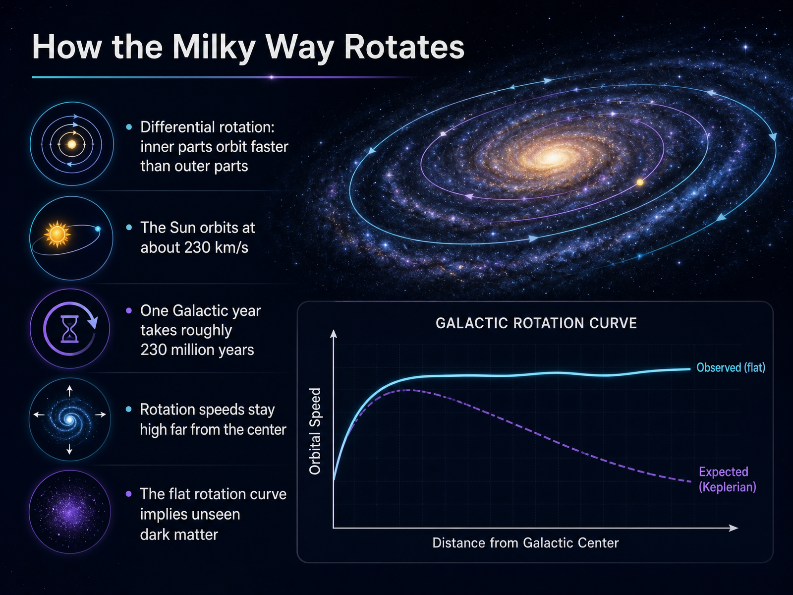 How the Milky Way Rotates