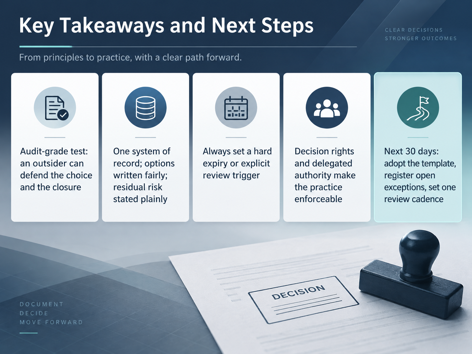 Key Takeaways and Next Steps