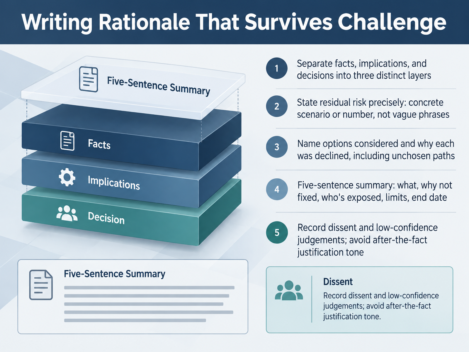 Writing Rationale That Survives Challenge