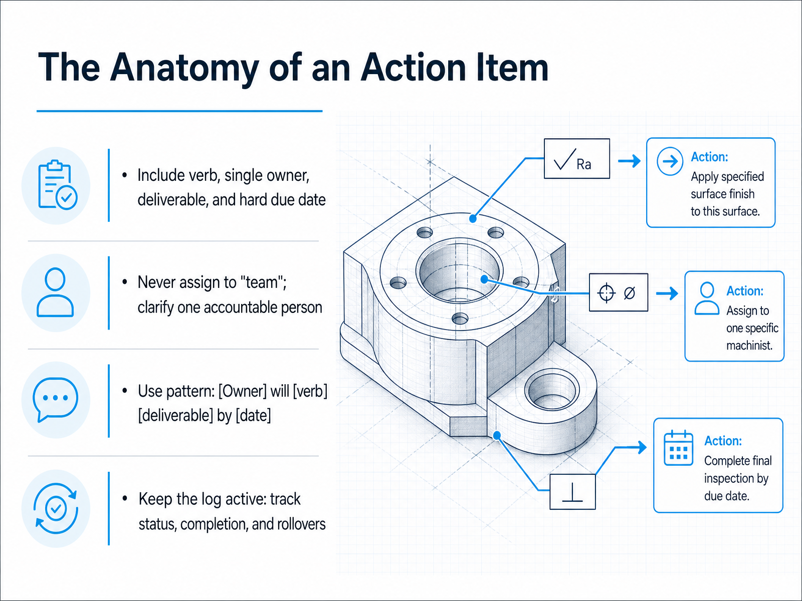 The Anatomy of an Action Item