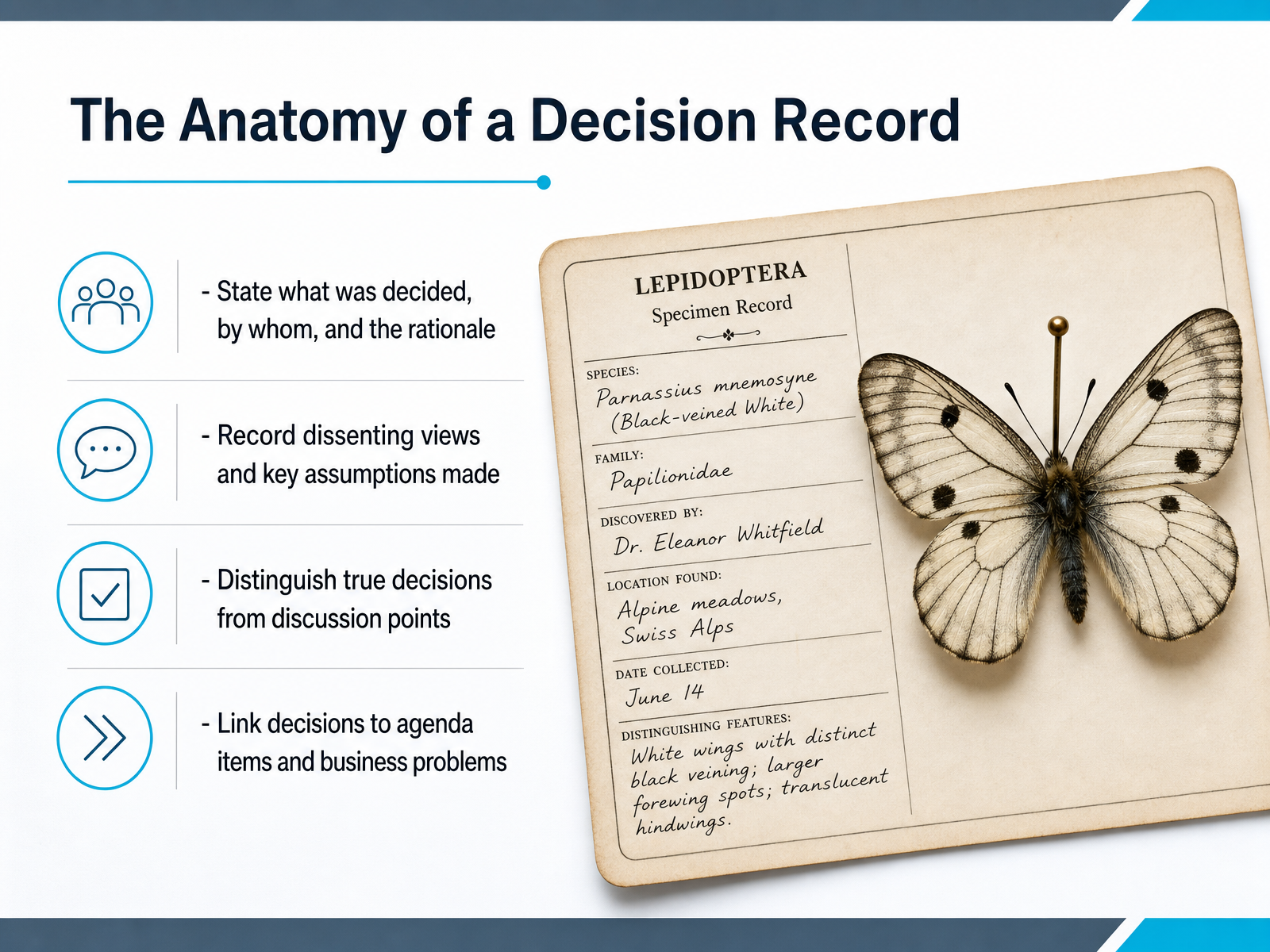 The Anatomy of a Decision Record