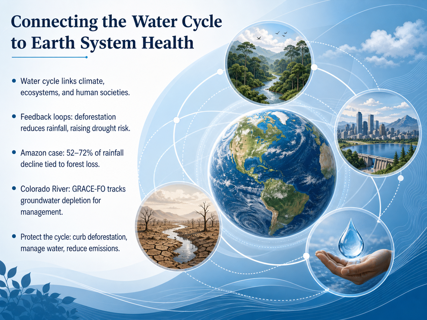 Connecting the Water Cycle to Earth System Health