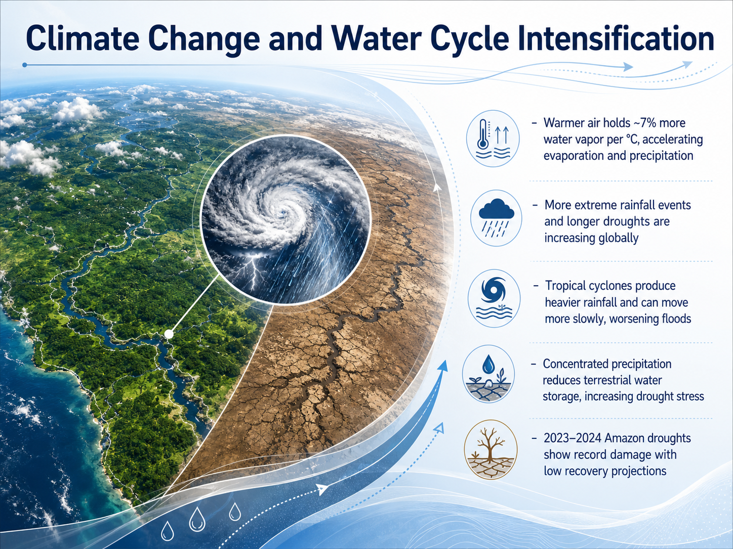 Climate Change and Water Cycle Intensification