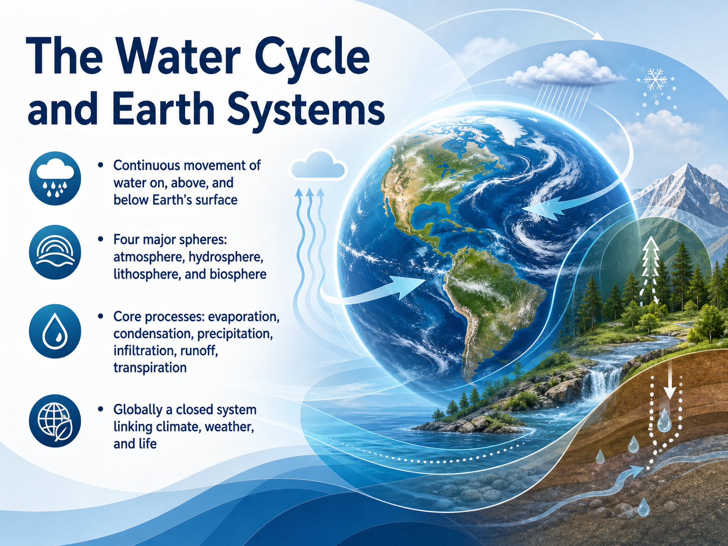 The Water Cycle and Earth Systems