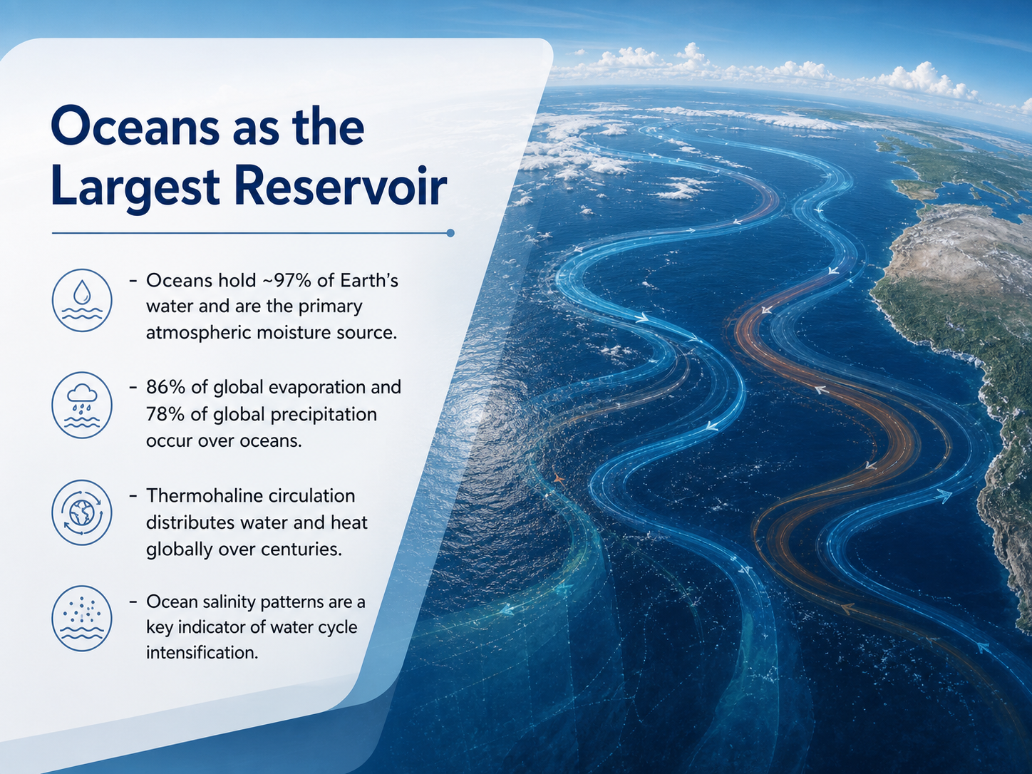 Oceans as the Largest Reservoir