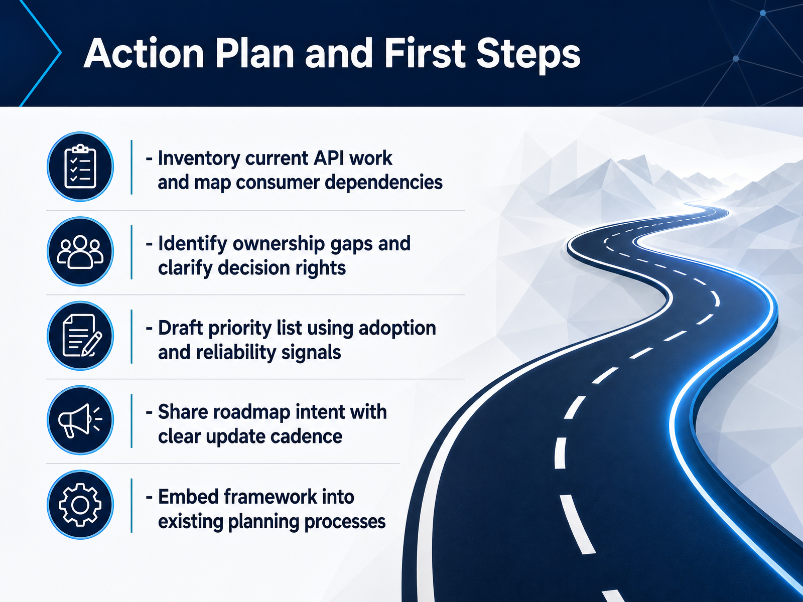 Action Plan and First Steps
