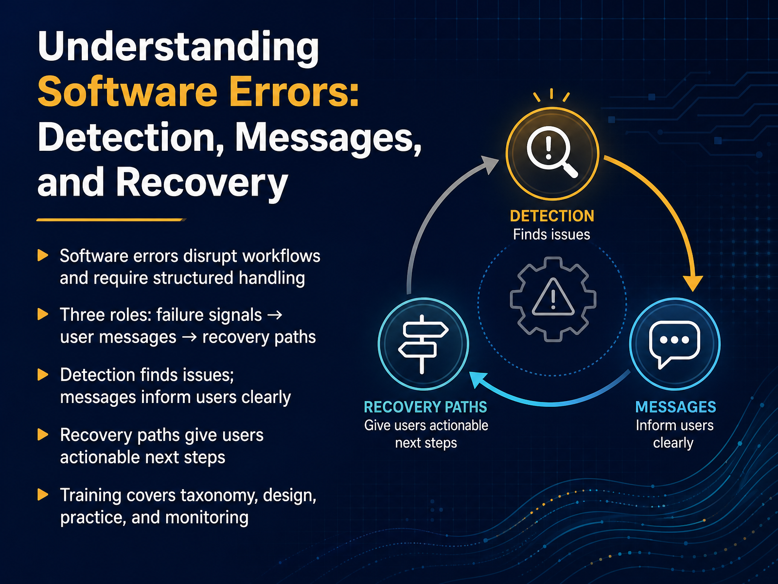 Software Error Detection and Recovery