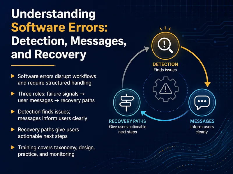 Software Error Detection and Recovery — digital-human course