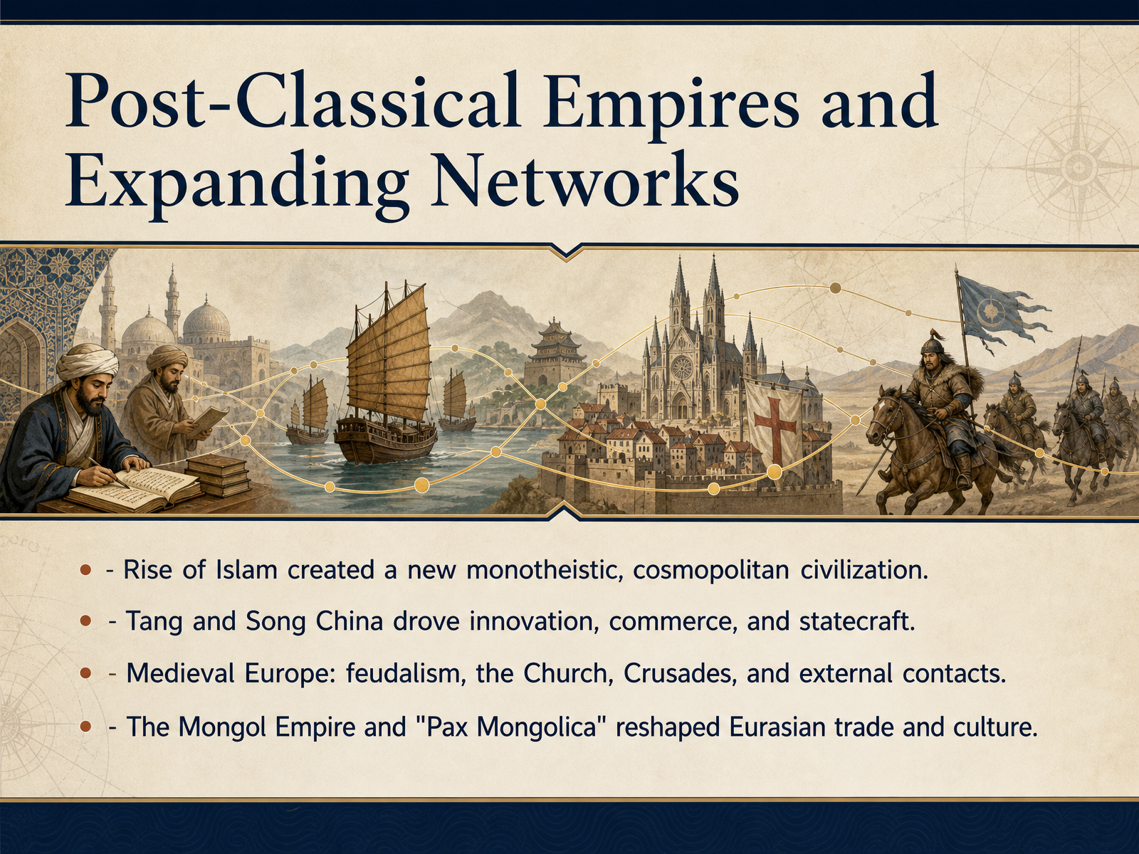 Post-Classical Empires and Expanding Networks
