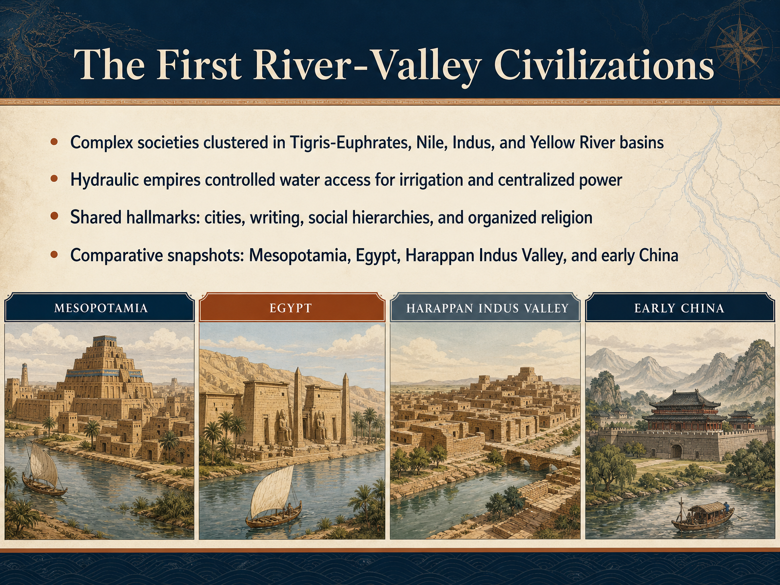 The First River-Valley Civilizations