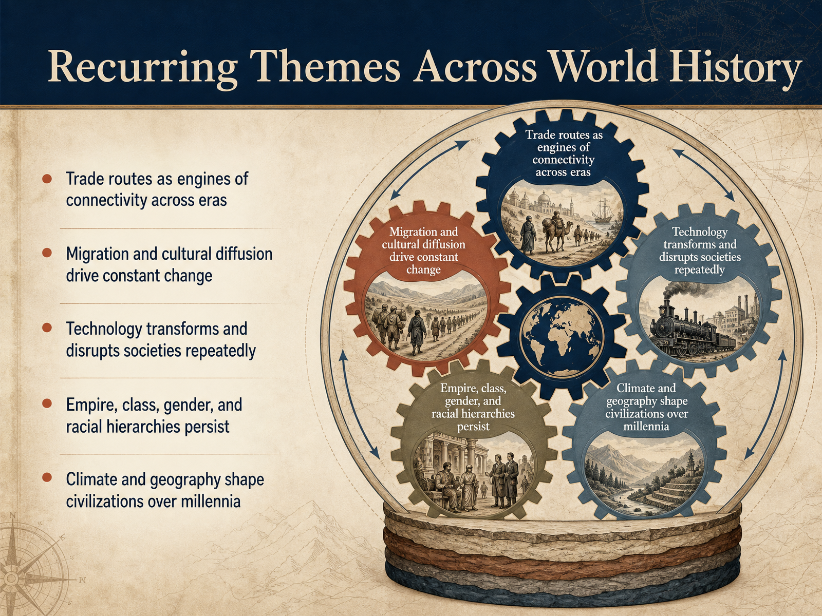 Recurring Themes Across World History