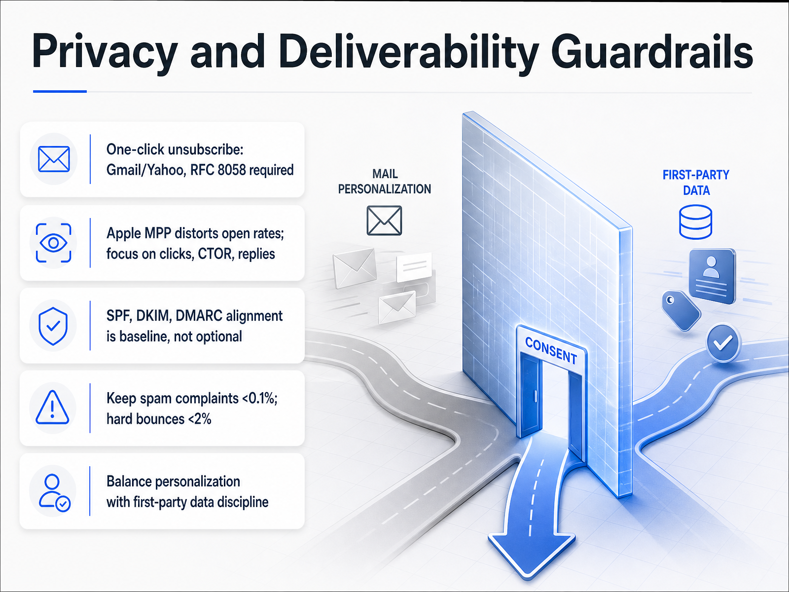 Privacy and Deliverability Guardrails