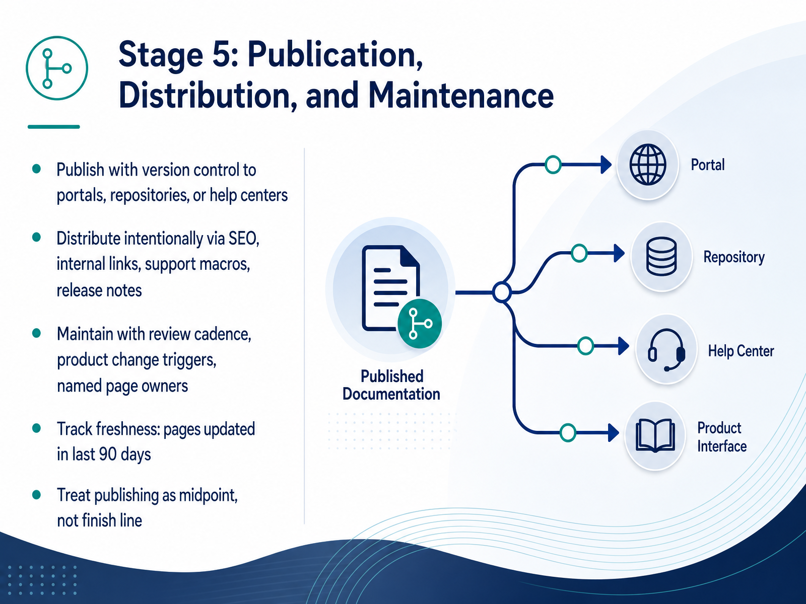 Stage 5: Publication, Distribution, and Maintenance