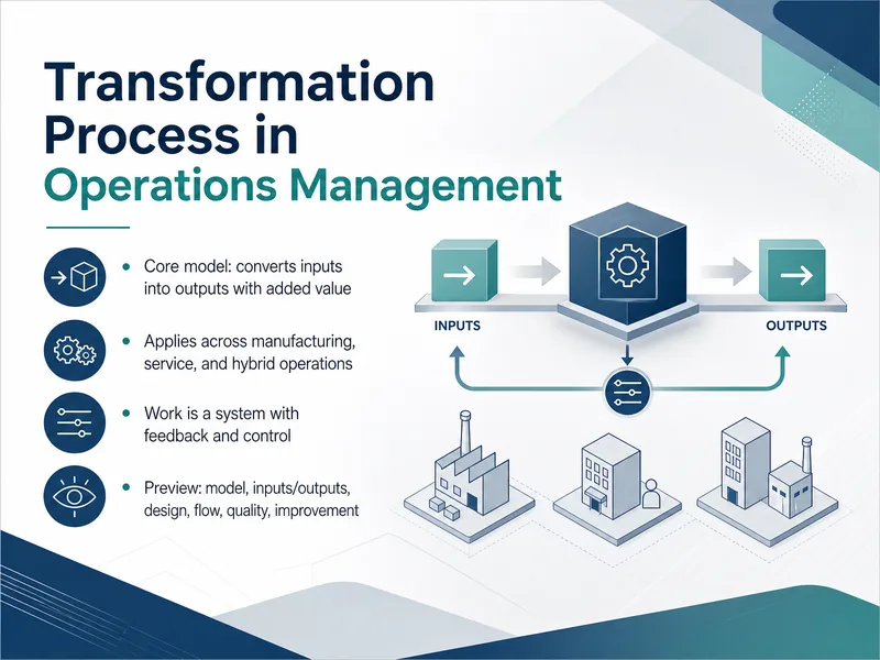Transformation Process in Operations Management — digital-human course
