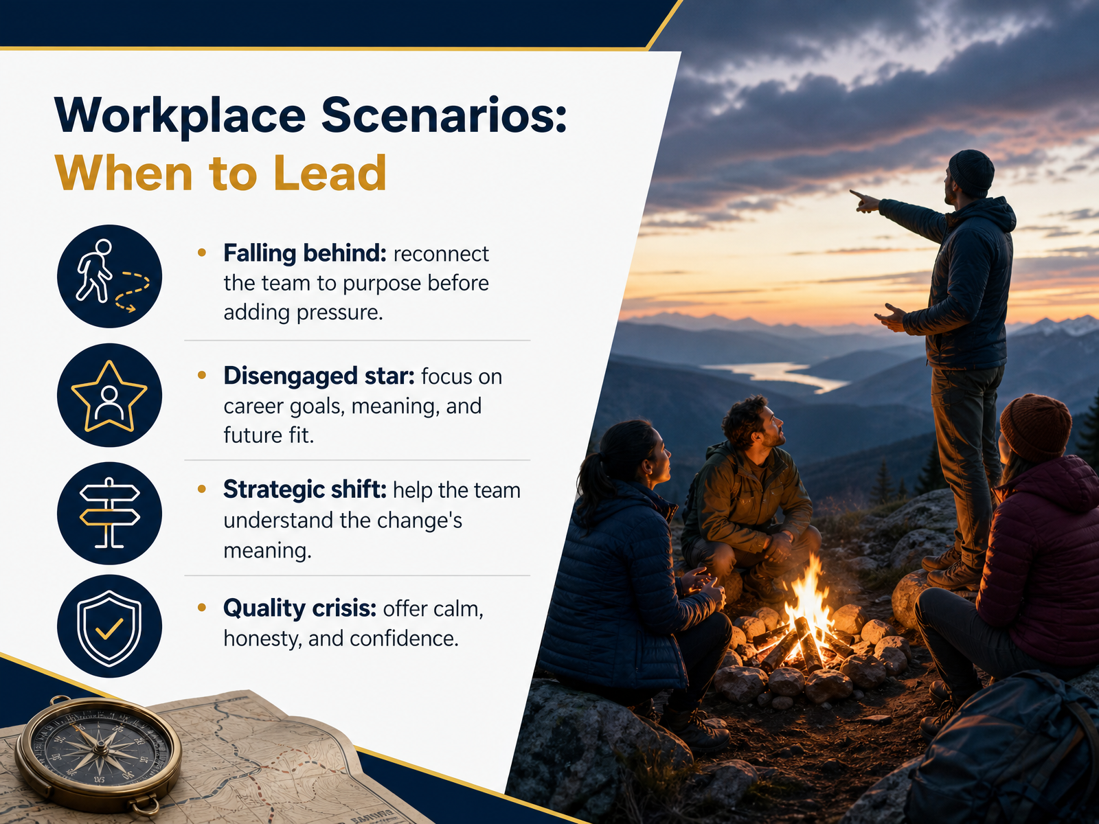 Workplace Scenarios: When to Lead