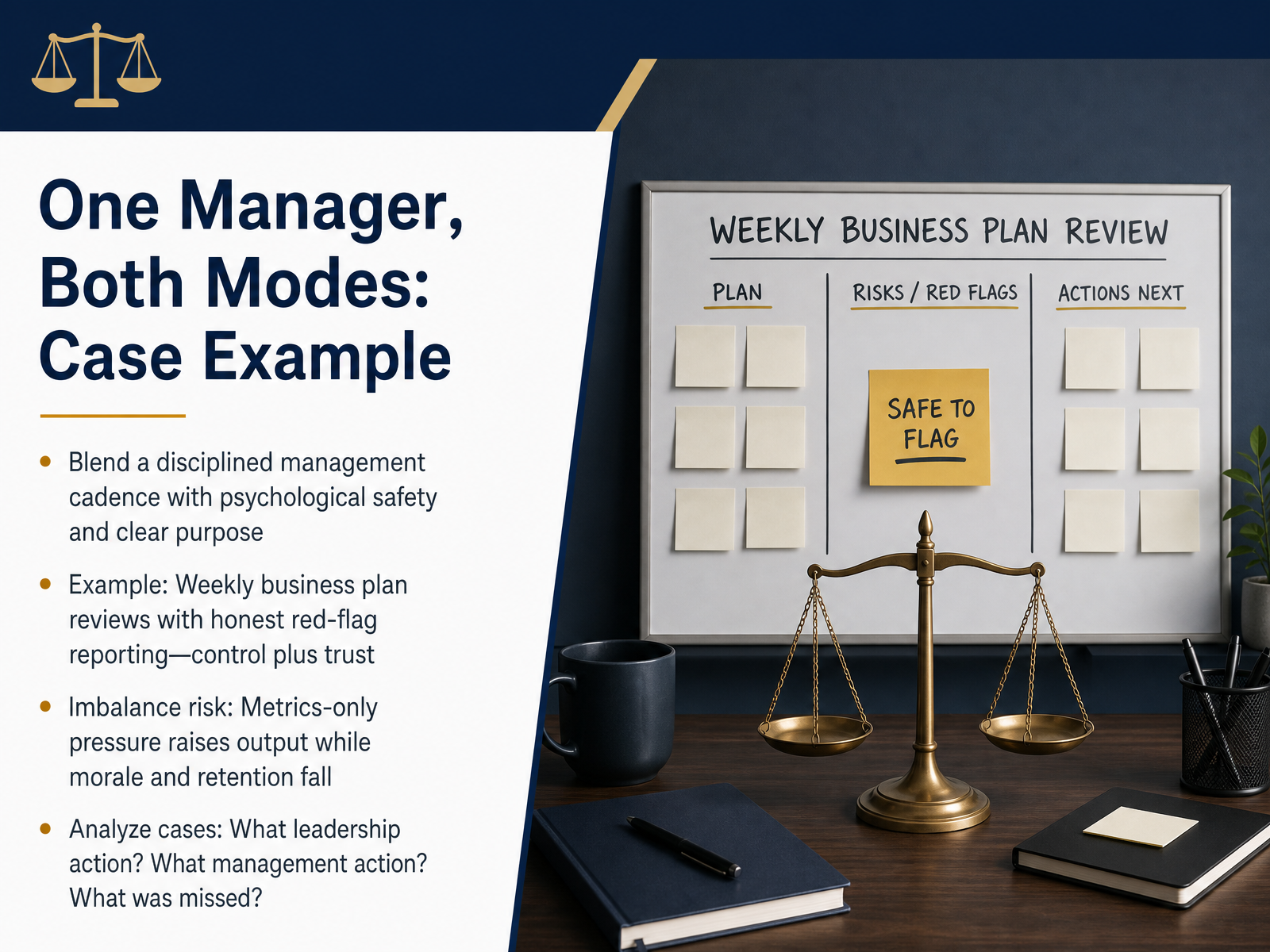 One Manager, Both Modes: Case Example