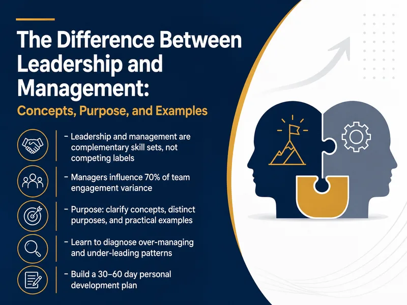 Leadership vs Management Fundamentals — digital-human course
