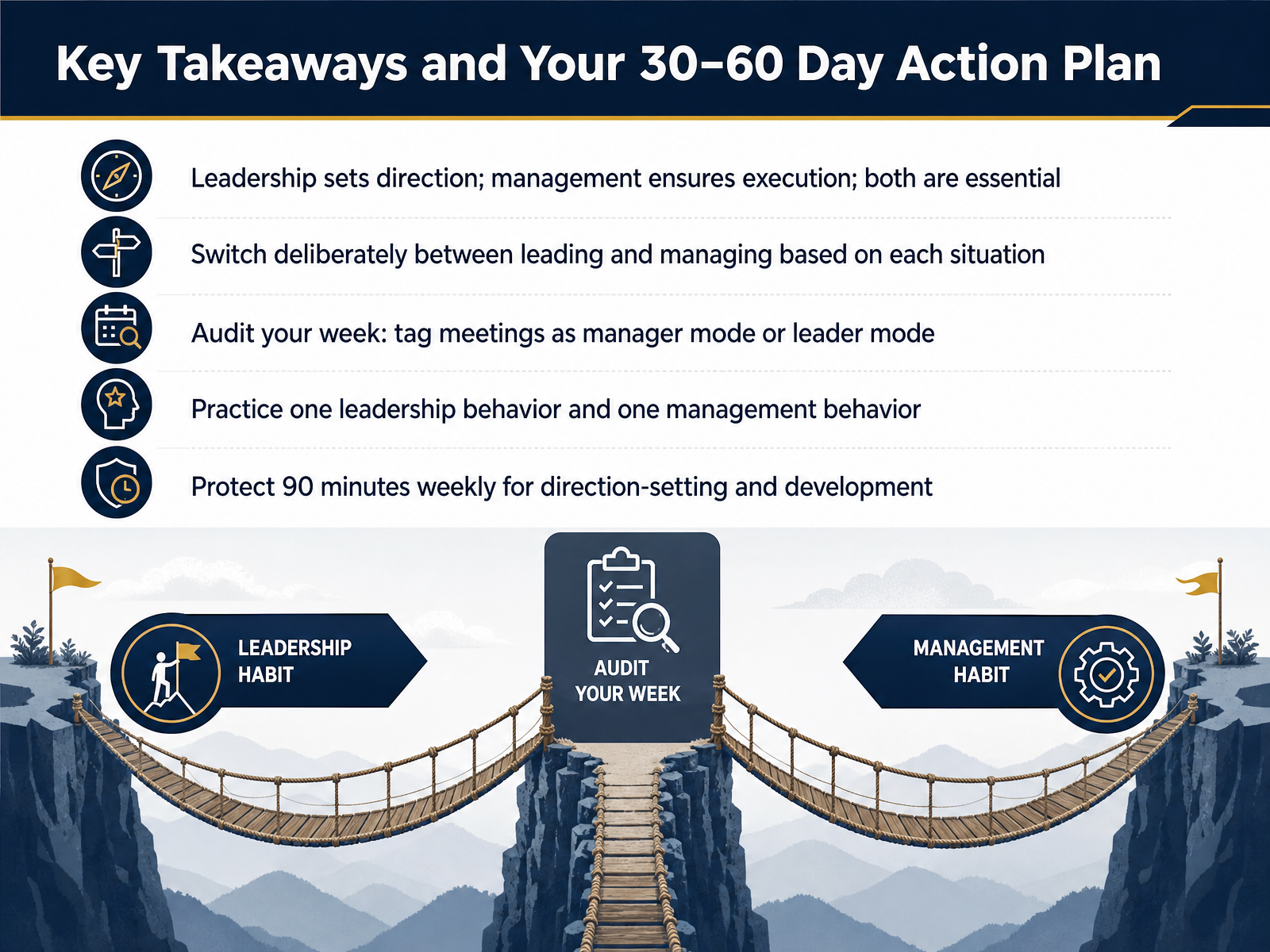 Key Takeaways and Your 30–60 Day Action Plan