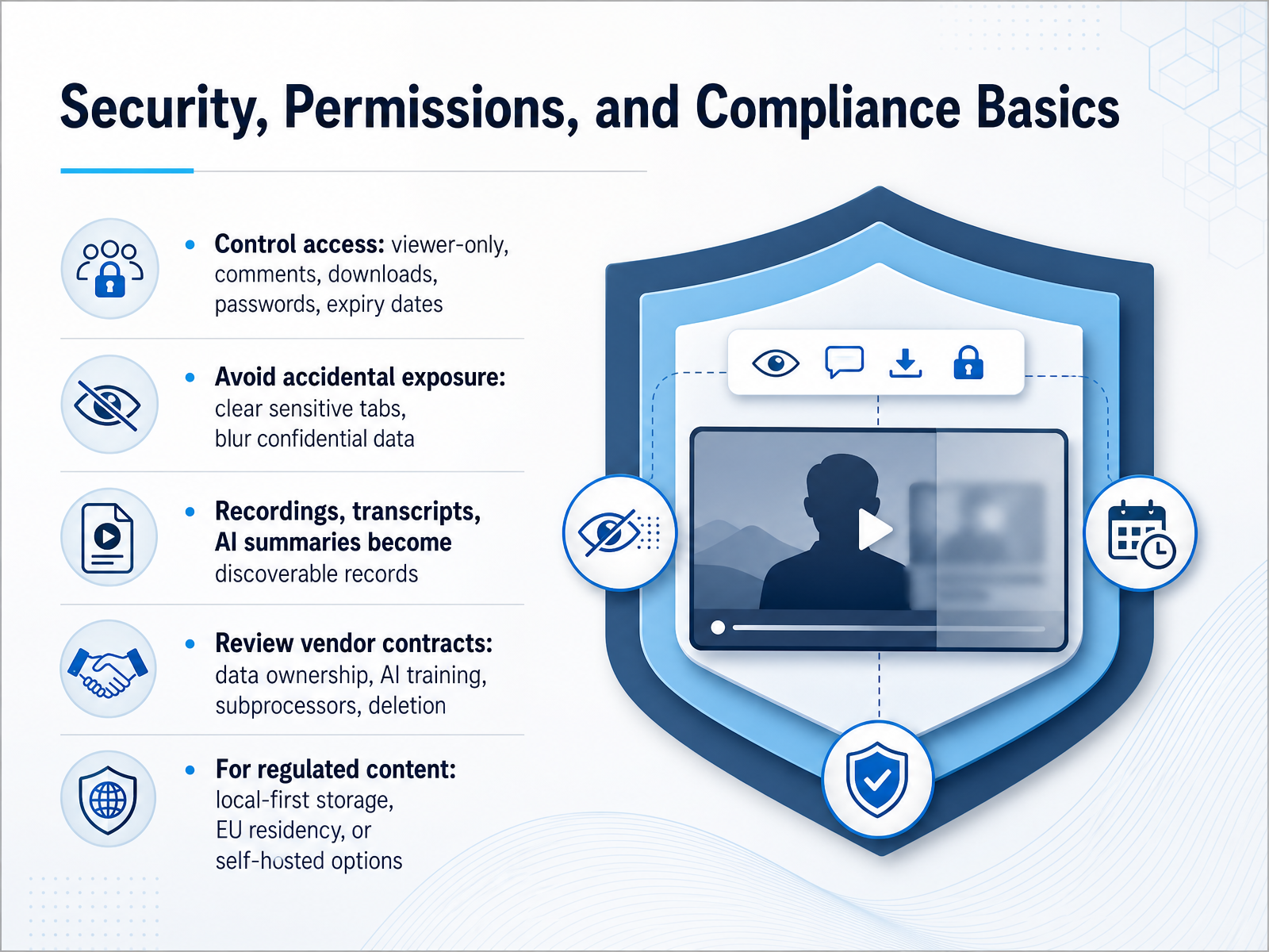 Security, Permissions, and Compliance Basics