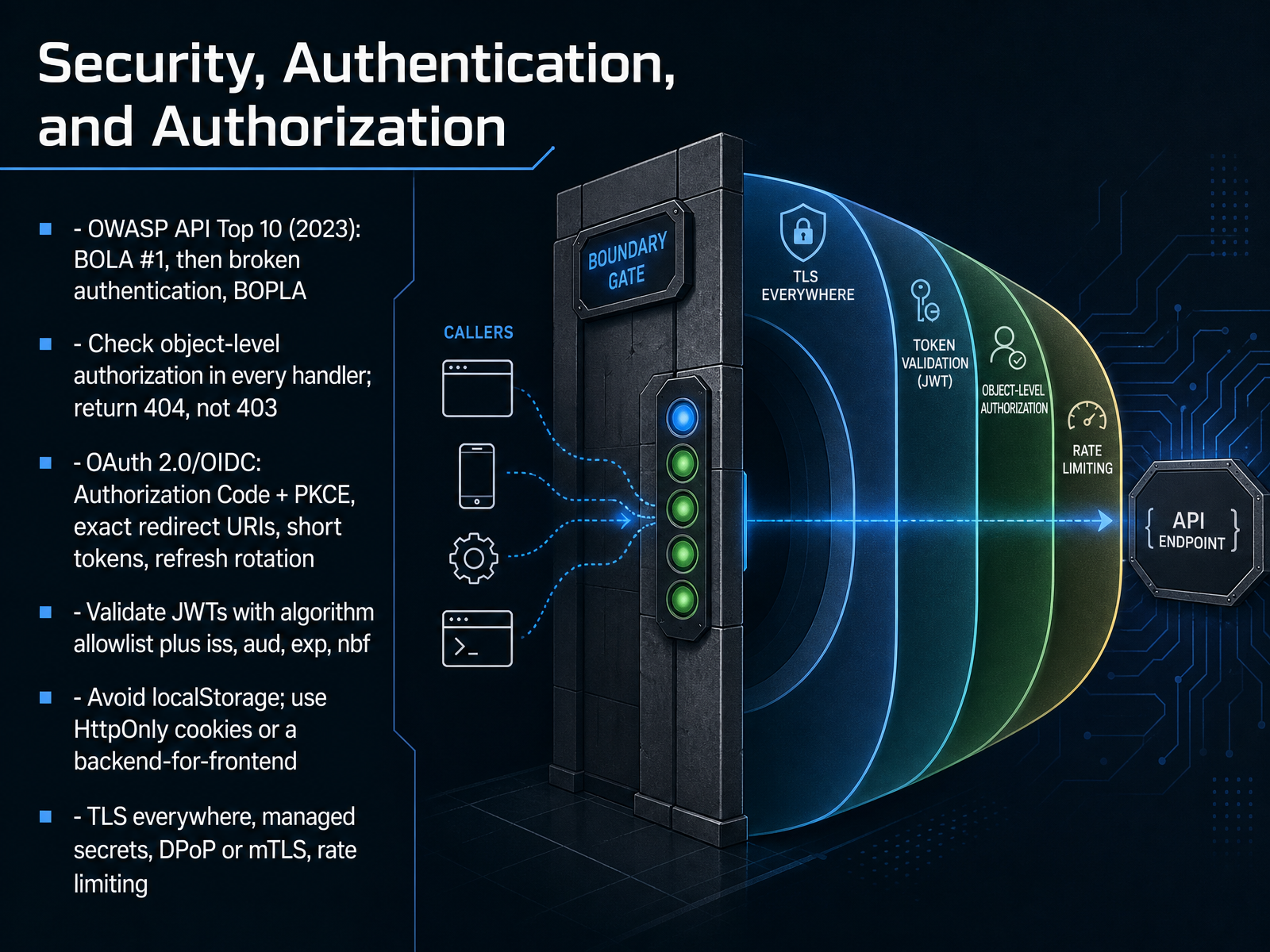 Security, Authentication, and Authorization