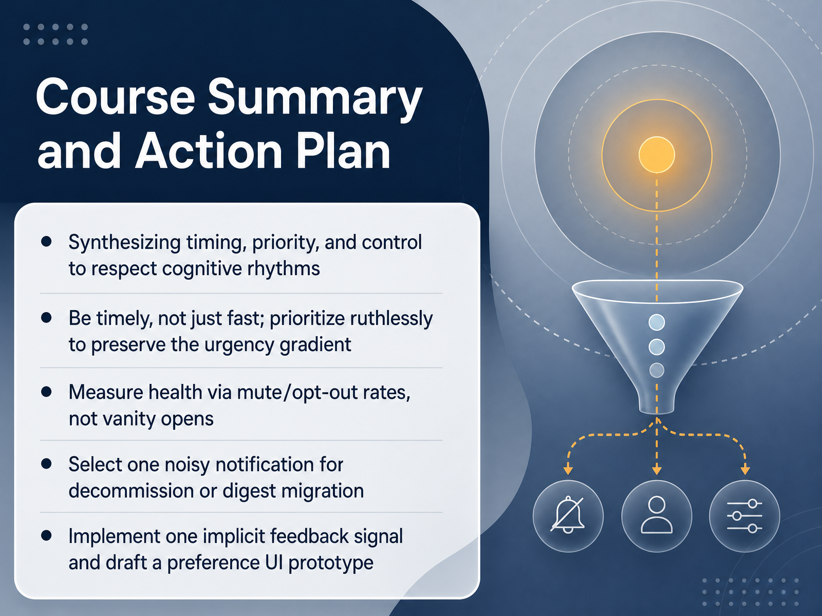 Course Summary and Action Plan