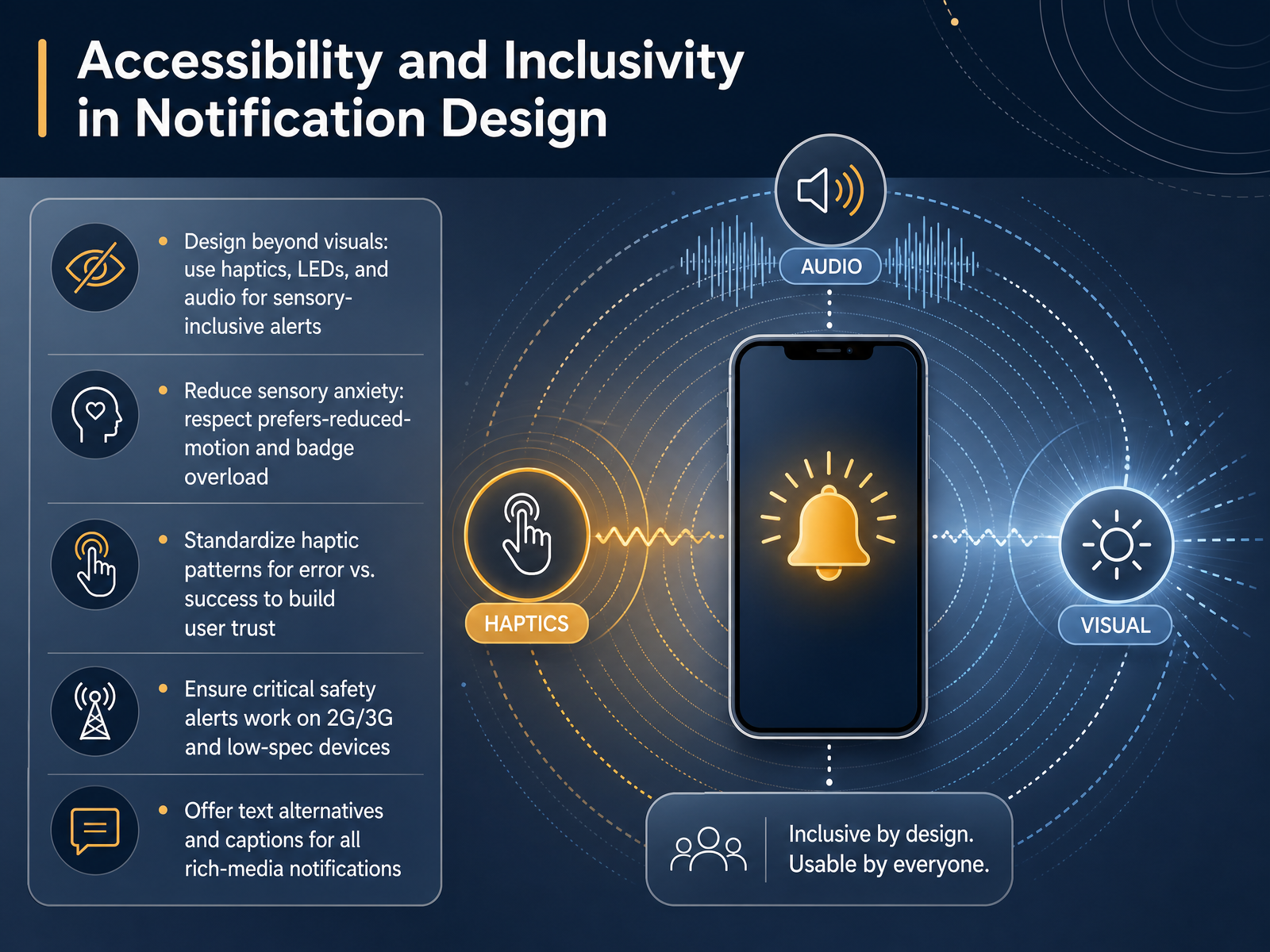 Accessibility and Inclusivity in Notification Design