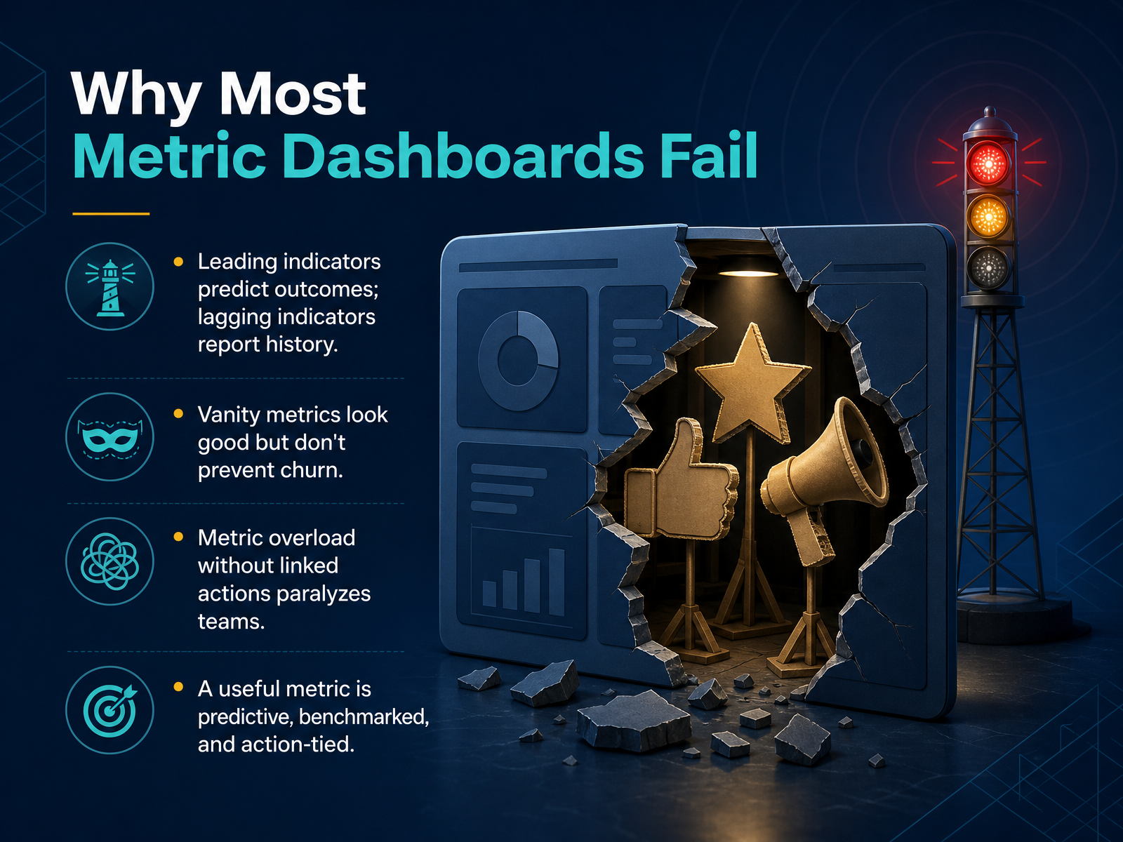 Why Most Metric Dashboards Fail