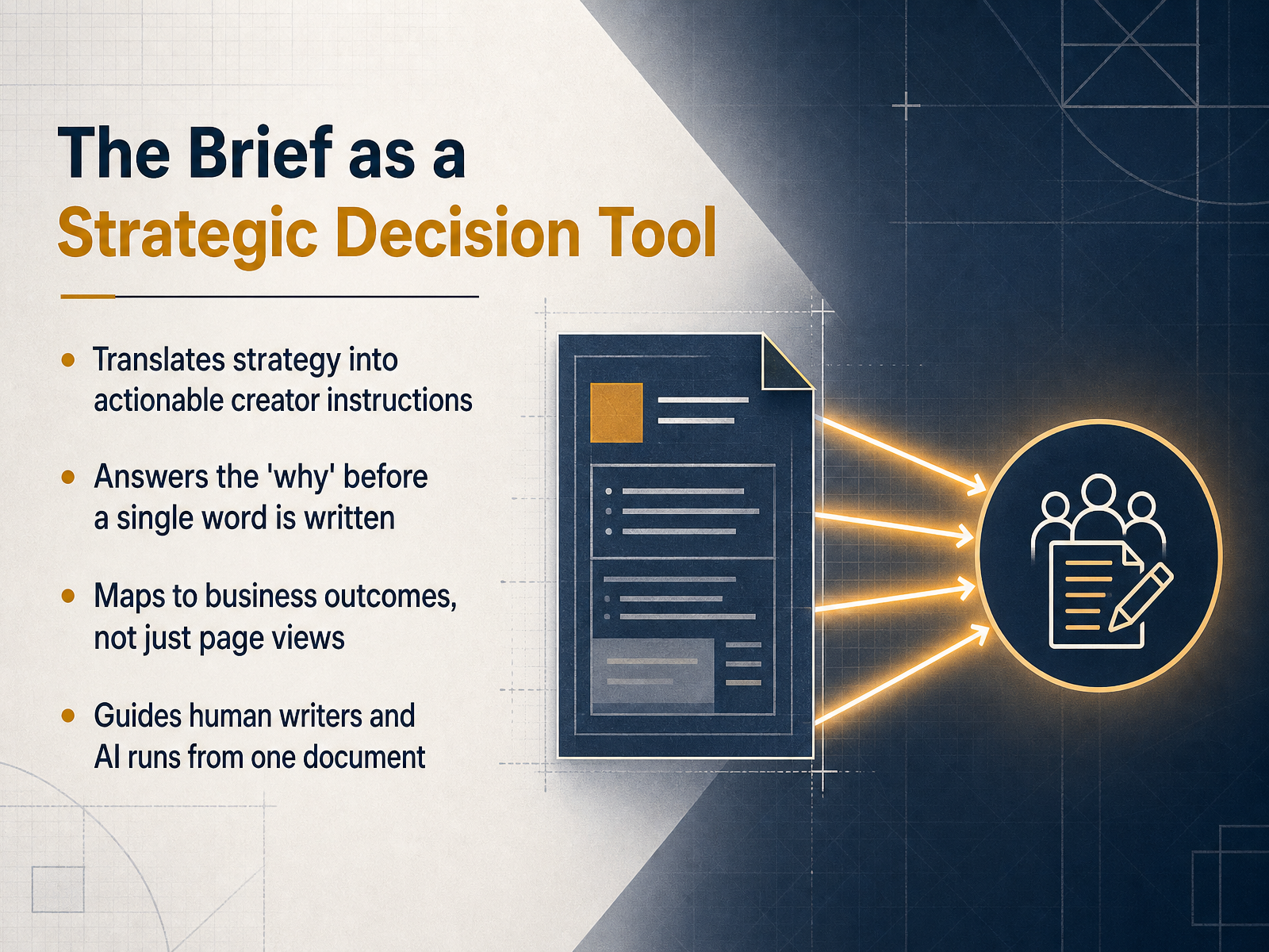 The Brief as a Strategic Decision Tool