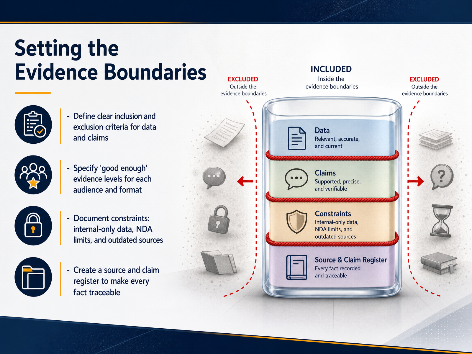 Setting the Evidence Boundaries
