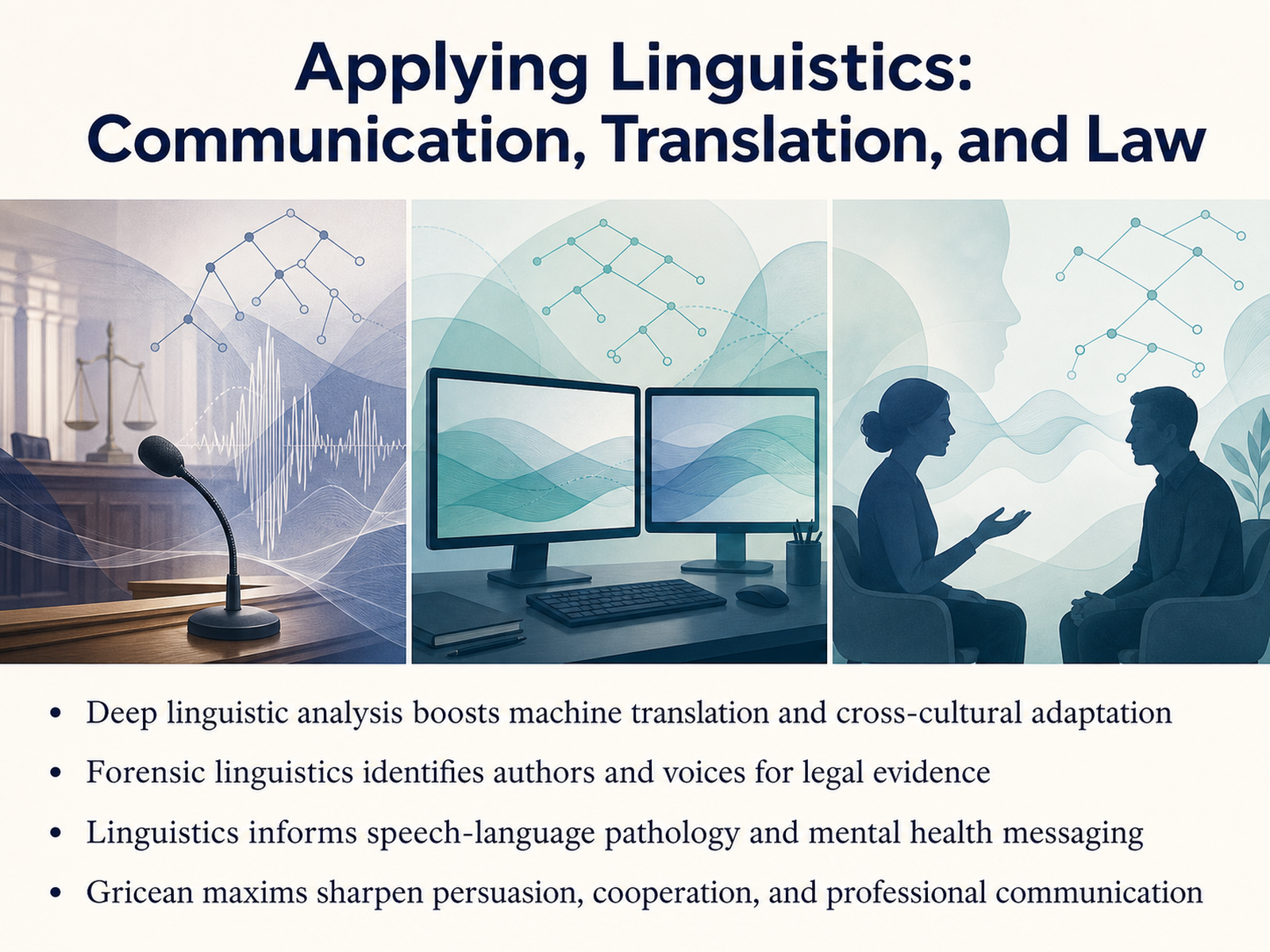 Applying Linguistics: Communication, Translation, and Law