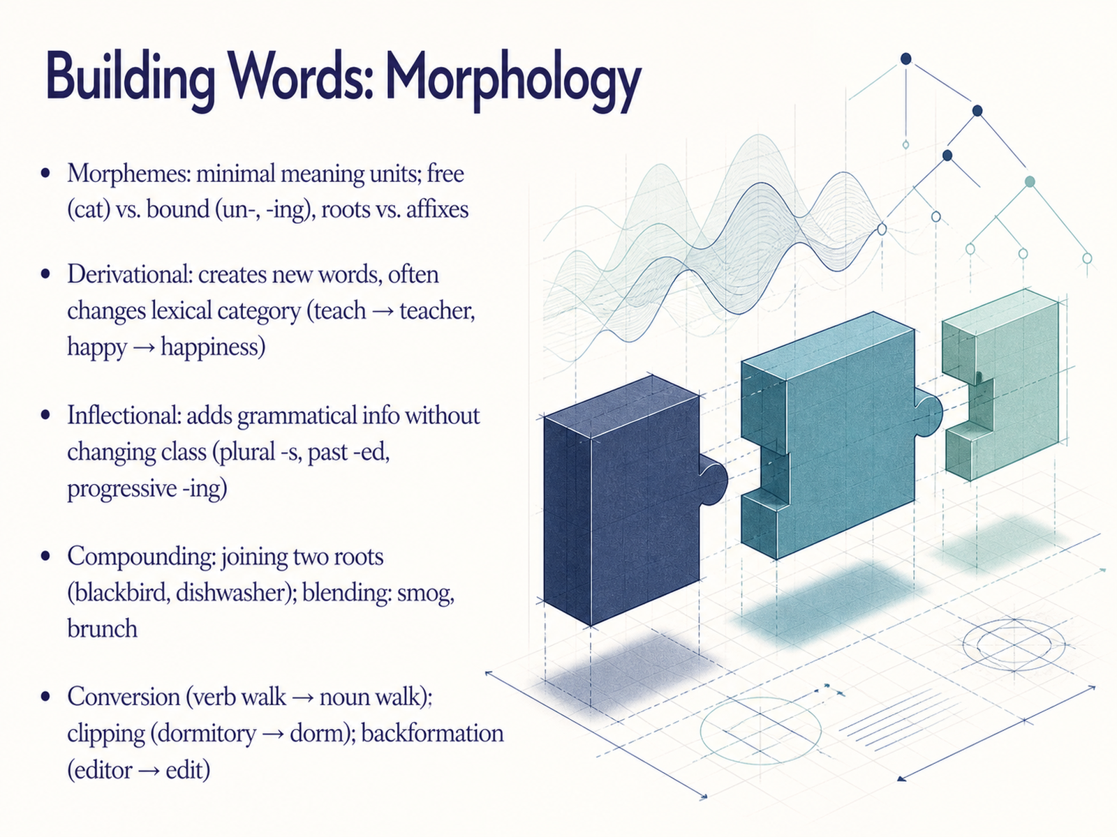 Building Words: Morphology