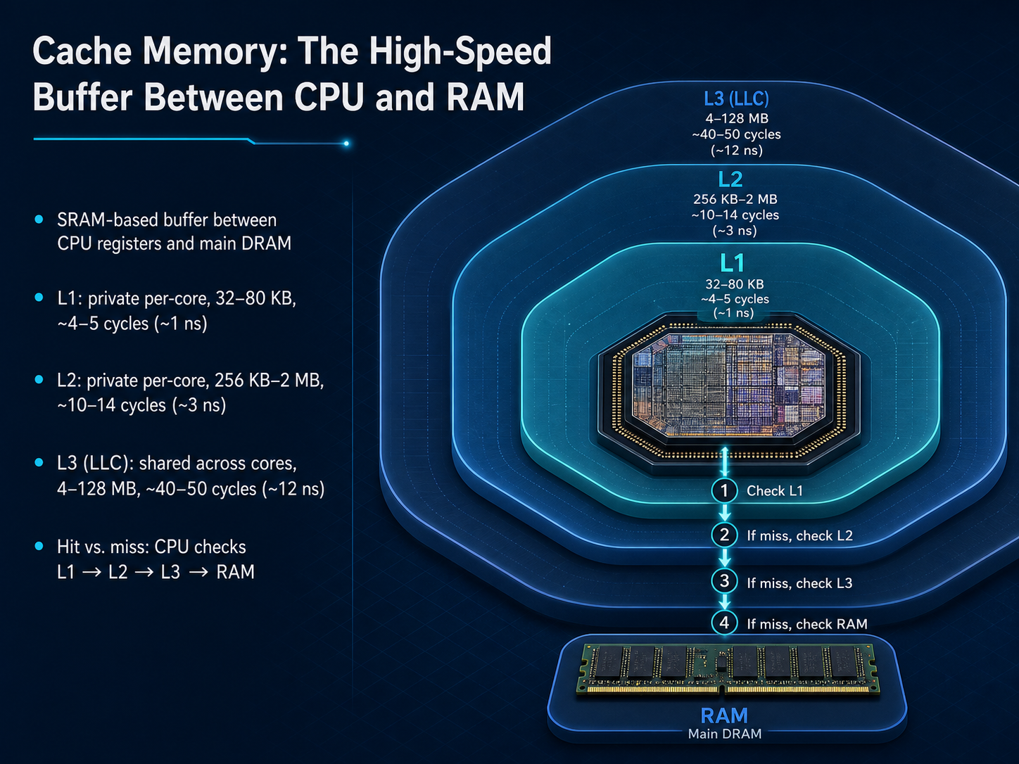 Cache Memory: The High‑Speed Buffer Between CPU and RAM