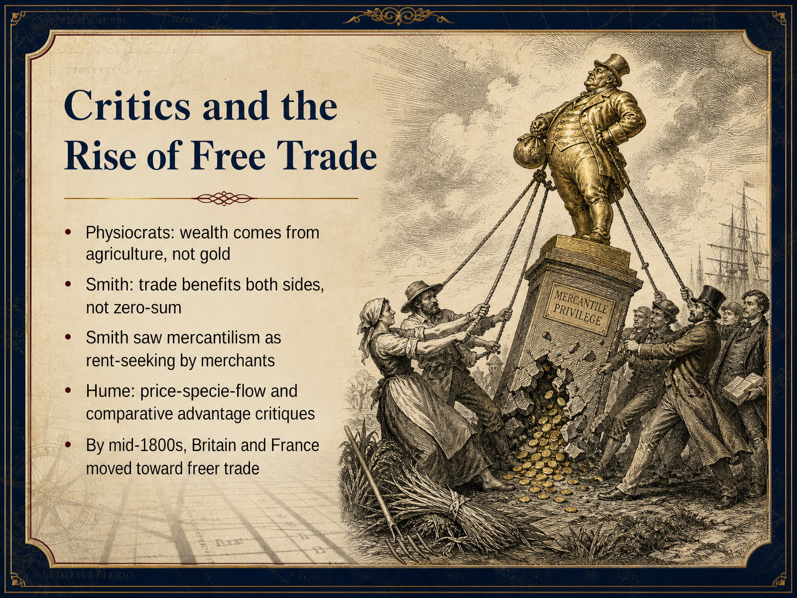 Critics and the Rise of Free Trade