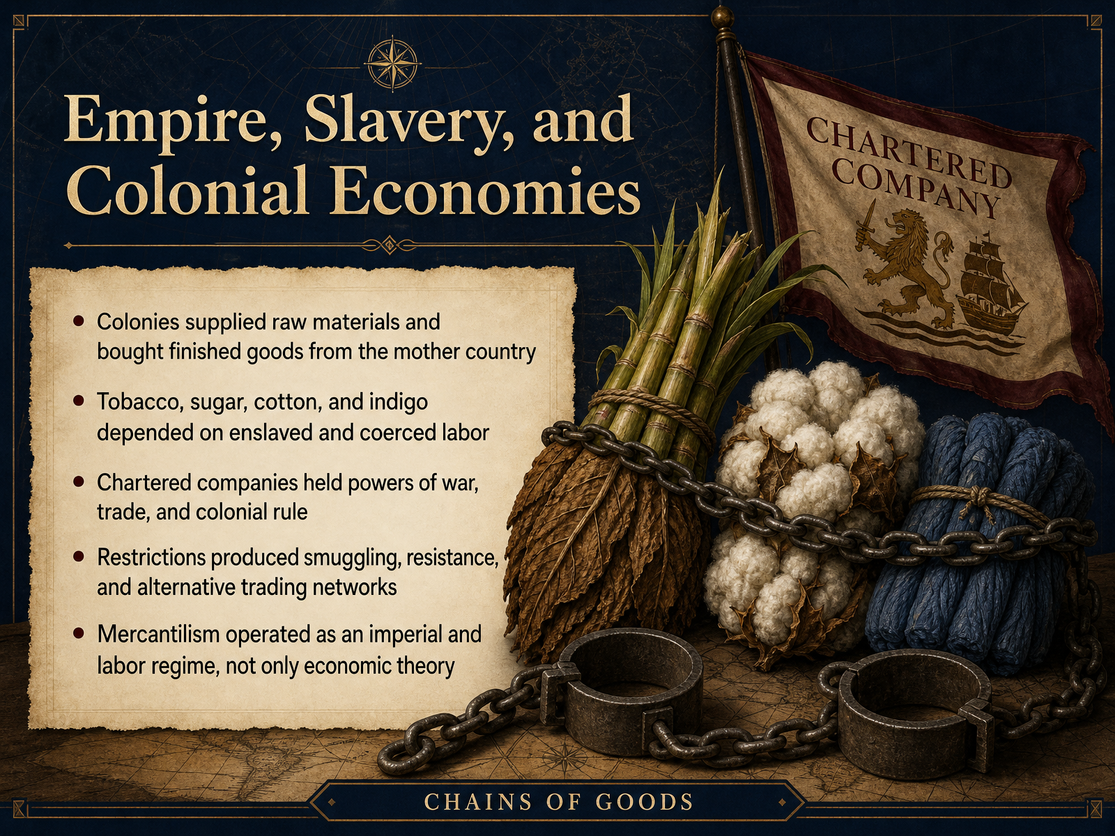 Empire, Slavery, and Colonial Economies