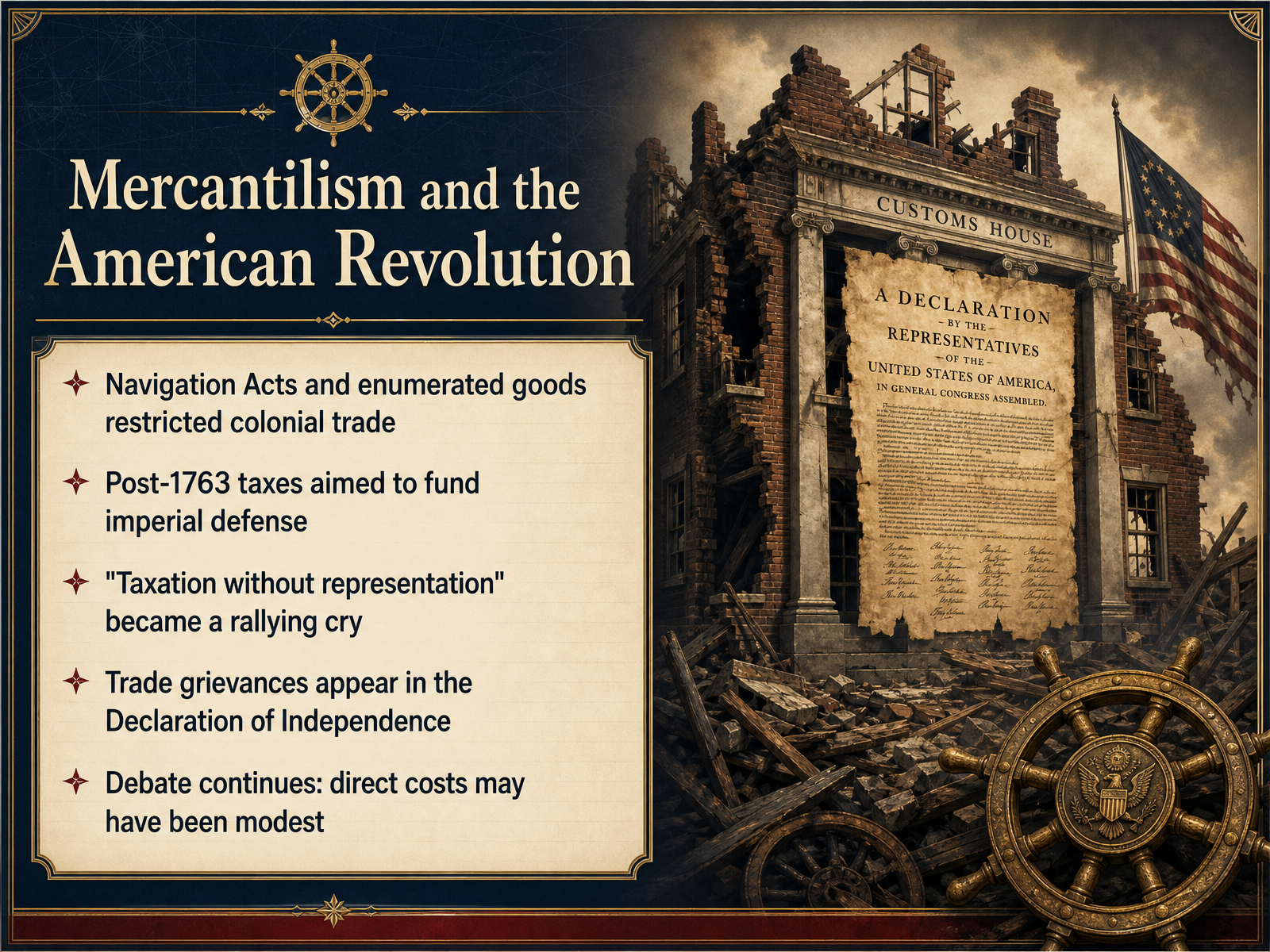 Mercantilism and the American Revolution