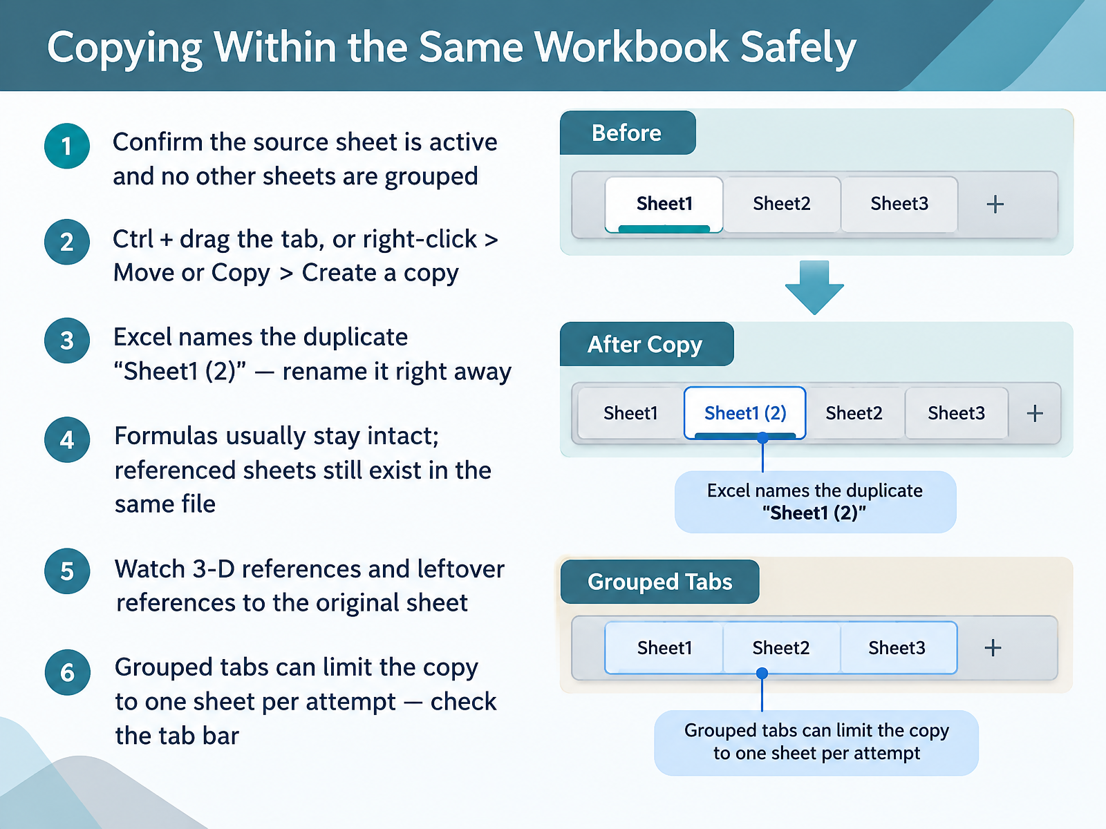 Copying Within the Same Workbook Safely