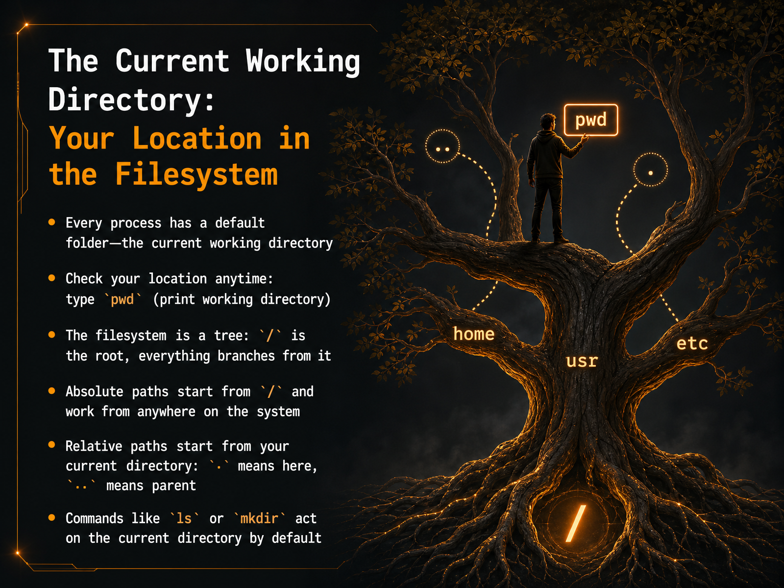 The Current Working Directory: Your Location in the Filesystem