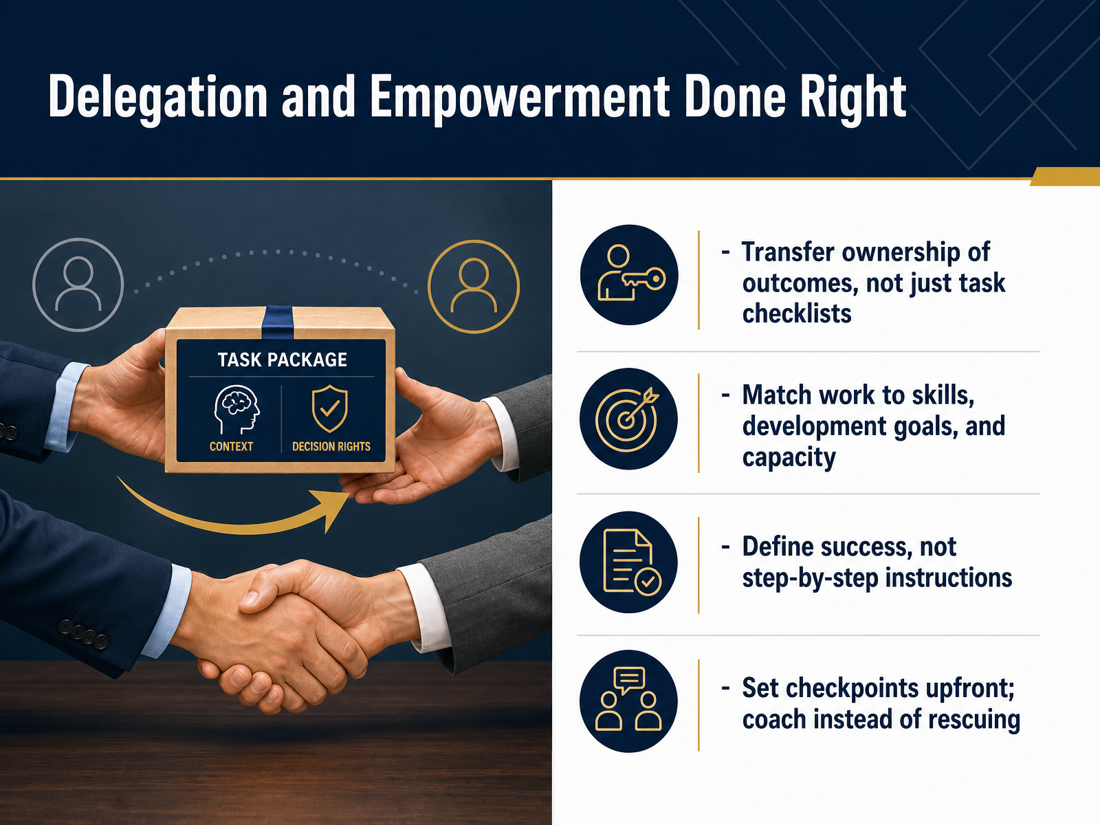 Delegation and Empowerment Done Right