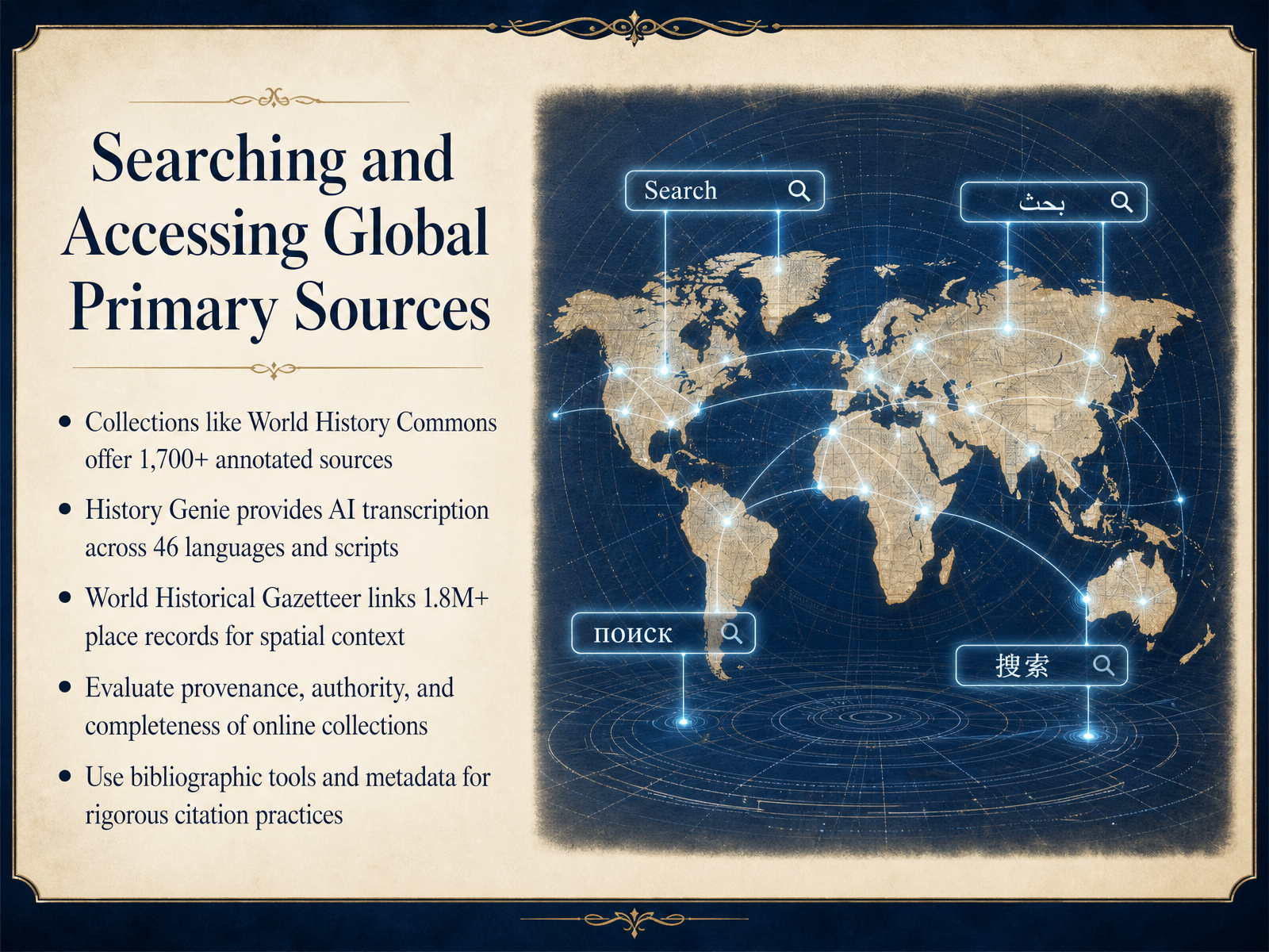 Searching and Accessing Global Primary Sources
