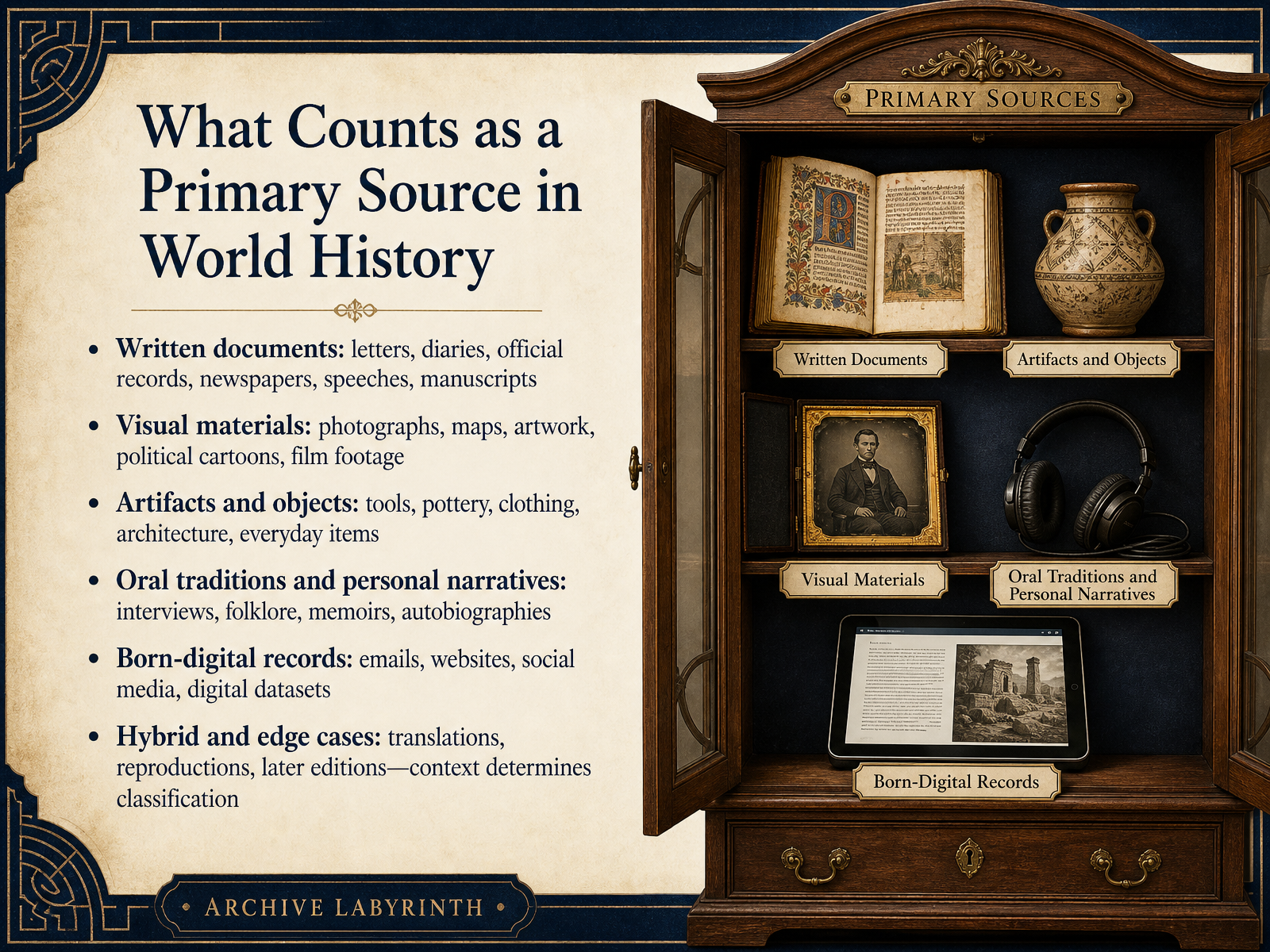 What Counts as a Primary Source in World History