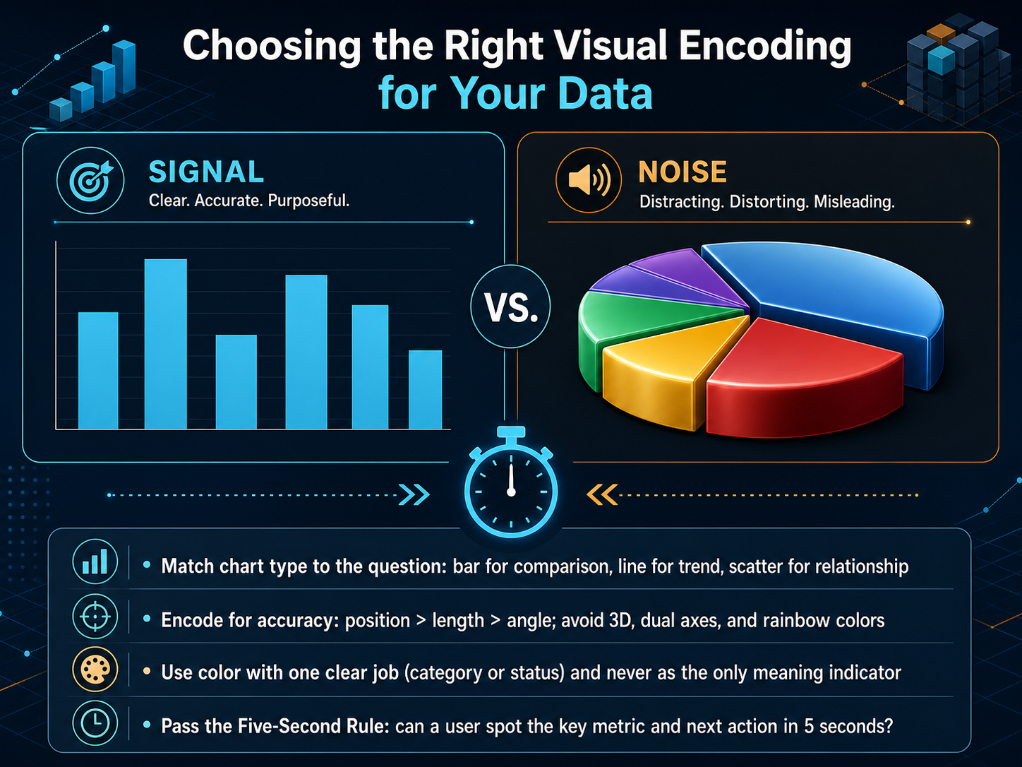 Choosing the Right Visual Encoding for Your Data