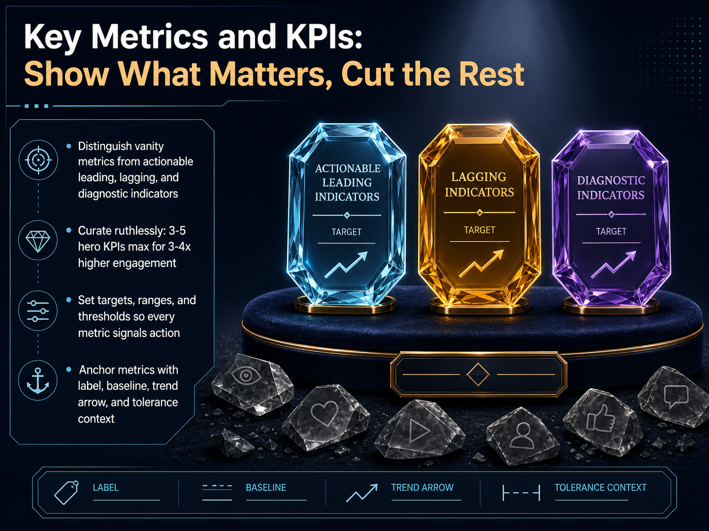 Key Metrics and KPIs: Show What Matters, Cut the Rest