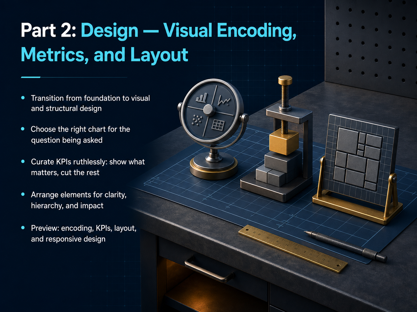 Part 2: Design — Visual Encoding, Metrics, and Layout