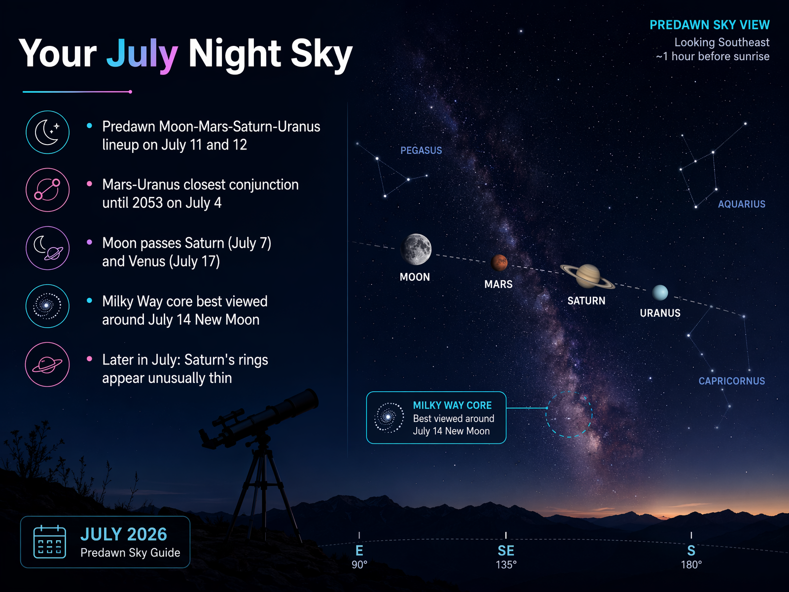 Planning a Simple Night-Sky Observation