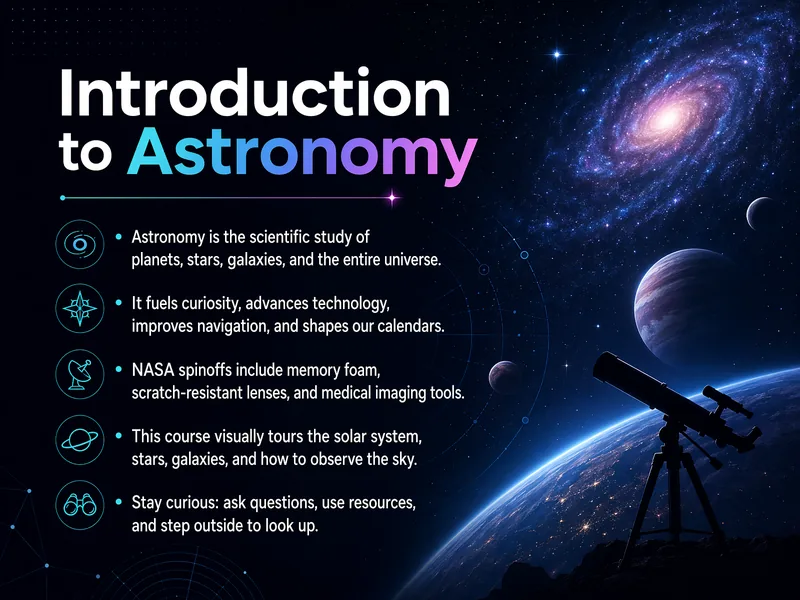 Introduction to Astronomy — digital-human course
