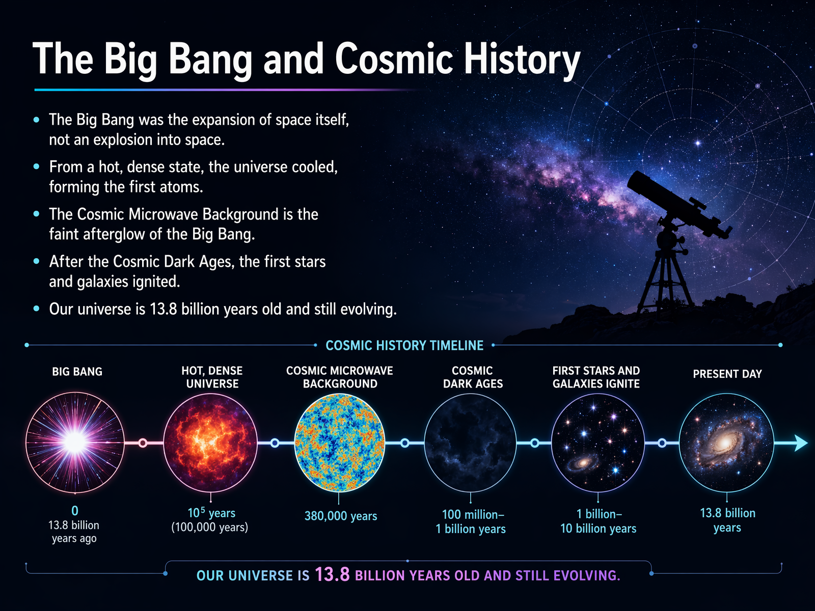 The Big Bang and Cosmic History