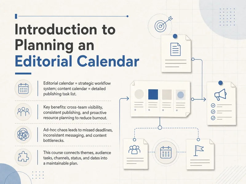 Editorial Calendar Planning — digital-human course