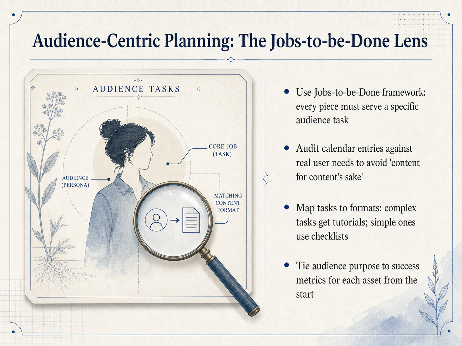 Audience-Centric Planning: The Jobs-to-be-Done Lens