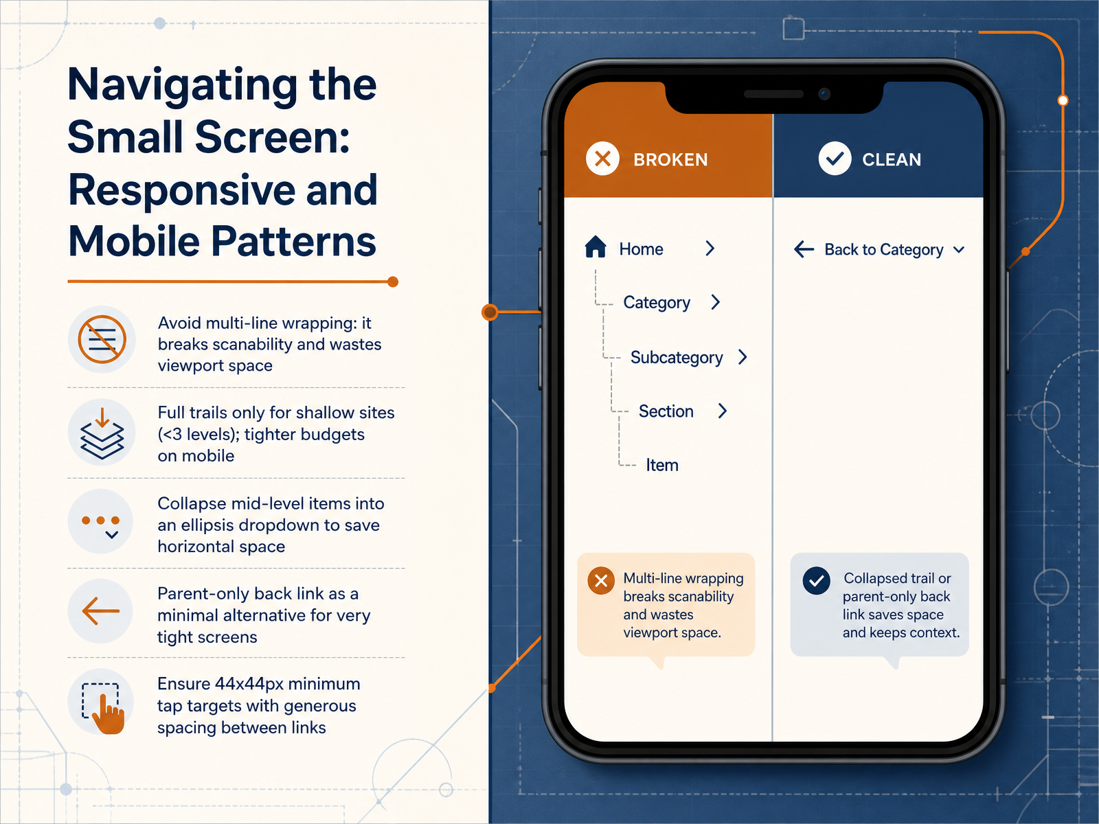 Navigating the Small Screen: Responsive and Mobile Patterns